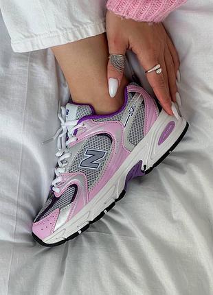 New balance purple pink женские кроссовки 1950 баланс сетка