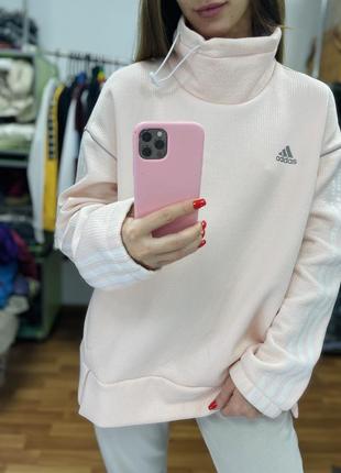 Adidas intuitive warmth sweatshirt pink женская кофта свитшот