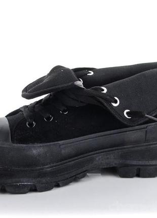 Ботинки женские черные демисезонные на шнурках эко замша 38 40 415 фото