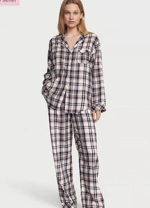 Фланелева піжама victoria's secret вікторія сікрет оригінал