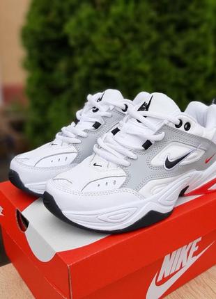 Nike m2k tekno білі з червоним 🆕 жіночі кросівки найк 🆕