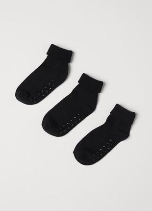 22 - 24 розмір h&m нові фірмові шкарпетки дівчинці з заворотами 3 пари