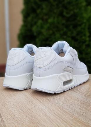 Nike air max 90 белые два балона 🆕 женские кроссовки найк 🆕 белый5 фото