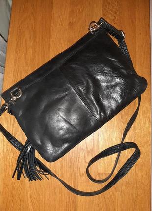 Oasis кожаная сумка кроссбоди клатч crossbody3 фото