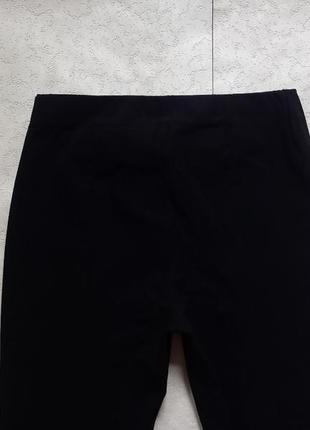 Брендовые утягивающие черные штаны леггинсы скинни с высокой талией stehmann, 16 размер.6 фото