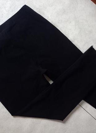 Брендовые утягивающие черные штаны леггинсы скинни с высокой талией stehmann, 16 размер.2 фото