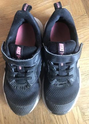 Nike кроссовки, 30р, сетка черные4 фото