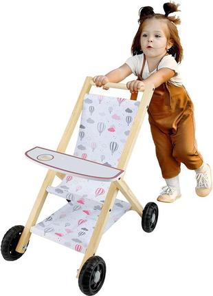Детская коляска bazerga, коляска для кукол, кукла для девочек деревяная
