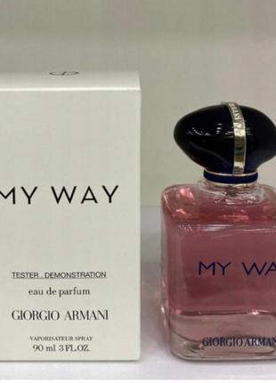 Женская парфюмированная вода тестер giorgio armani my way edp 90 ml