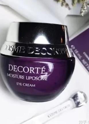 Зволожуючий ліпосомальний крем для шкіри навколо очей decorte liposome, японія