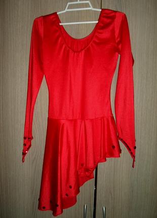 Платье-купальник бейсик для танцев гимнастики размер 3 наш 40-44