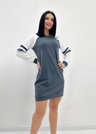 Спортивное платье спортивная туника весеннее спортивное платье двухнитка5 фото