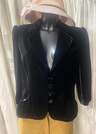 Жакет пан-оксамитом  віскоза/шовк kaliko