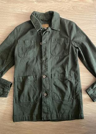 Подовжена джинс куртка asos котон