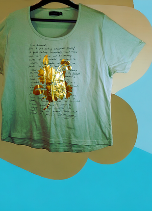 Женская футболка увеличенного размера 100% хлопок