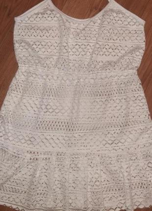 Пляжное платье, накидка на купальник