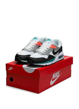 Мужские кроссовки nike air max correlate white black orange#найк