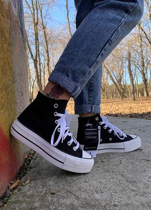 Жіночі кросівки converse chuck taylor all star platform