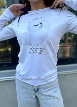 Шикарный свитшот с накаткой