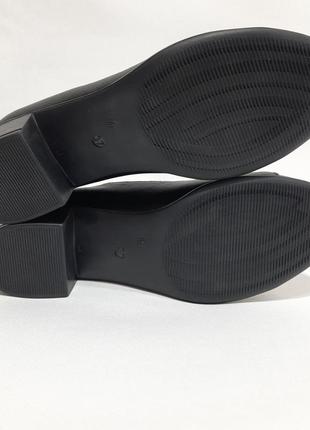 Жіночі шкіряні туфлі на каблучку весняно-осінні розміри! 36,37,38,39,40,41 код 18-128 фото