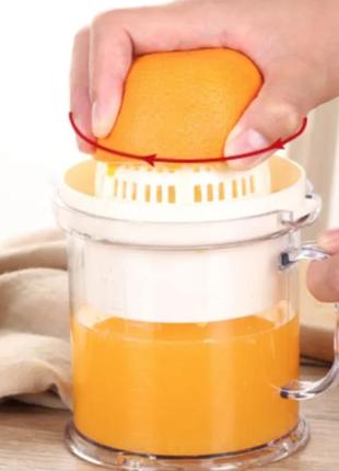 Ручная мини-соковыжималка с чашкой для фруктов juicer 0201 топ !4 фото