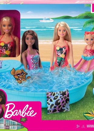 Набір barbie розваги біля басейну барбі1 фото
