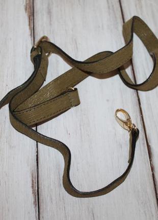 Шкіряний плечовий ремінь/довга ручка на сумку 100% натуральна шкіра