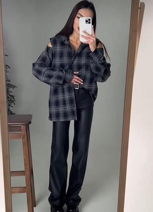 Рубашка с открытым плечом od-083