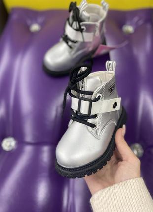 Деми ботинки для девочки, детская обувь весенняя