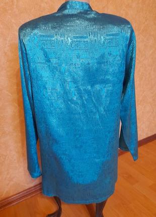 Рубаха шёлковая, индийская рубашка из шелка в восточном стиле, туника шелковая мужская10 фото