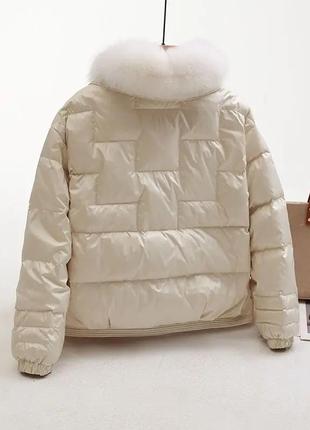 Куртка - пуховик на качиному пуху + подарунок 🎁8 фото
