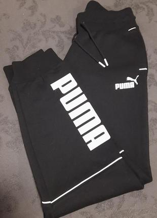 Спортивные штаны puma оригинал на флисе