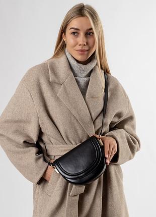 Сумка женская черная маленькая 6720 s