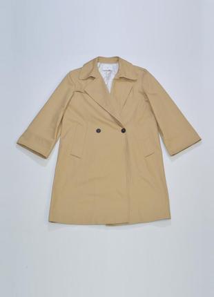 Женский тренч sandro double-breasted cotton-twill trench coat m9422e-13