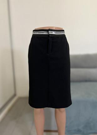 Базовая классическая юбка карандаш No1185 фото
