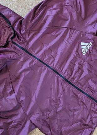 Ветровка adidas x zoe saldana women's hooded windbreaker jacket (gs3878)4 фото
