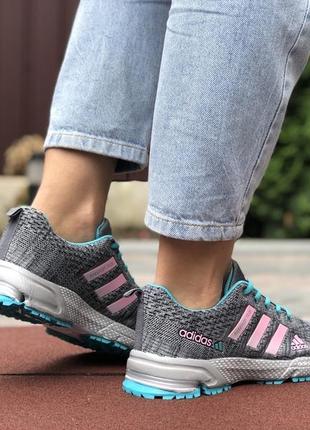 Красиві жіночі легкі кросівки adidas marathon tr 26 сірі3 фото