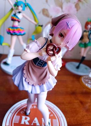 Аниме фигурка re:zero - ram oktoberfest ver