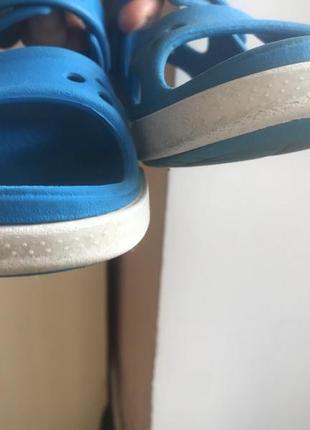 Crocs, c13 голубые сандалии босоножки sandal кроксы5 фото
