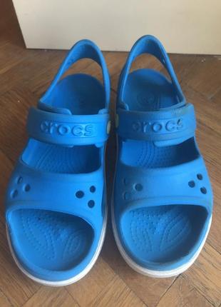 Crocs, c13 голубые сандалии босоножки sandal кроксы3 фото