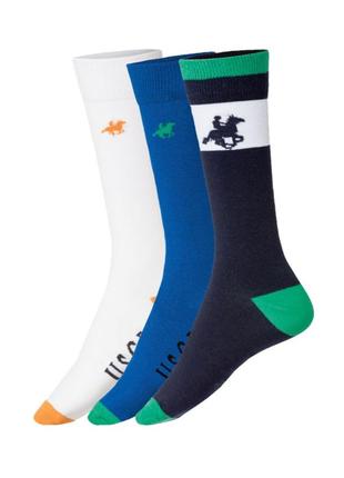 3 пари! набір! шкарпетки u.s. grand polo equipment and apparel спільно з livergy німеччина
розміри: 39/42, 43/46