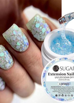 Гель extension nail gel sugar urs005