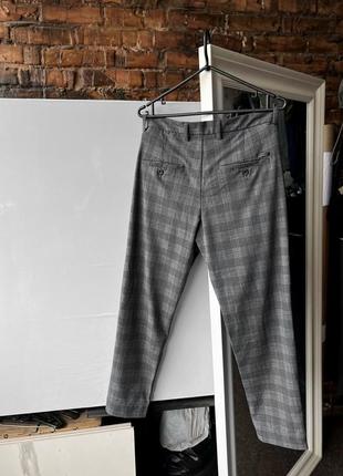 Jack&amp;jones marco connor checkered chino pants штани, брюки5 фото