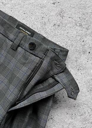 Jack&amp;jones marco connor checkered chino pants штани, брюки8 фото