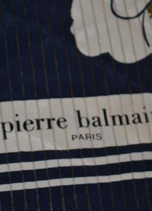 Pierre balmain paris шелковый шарф платок хустка оригинал5 фото