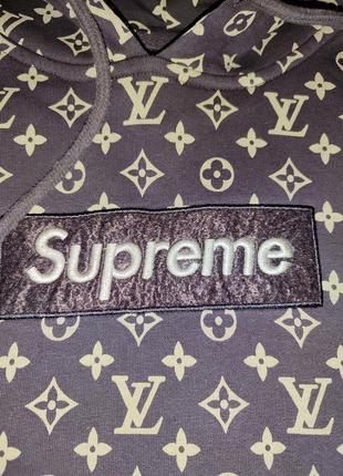 Худі толстовка supreme+ louis vuitton р.463 фото