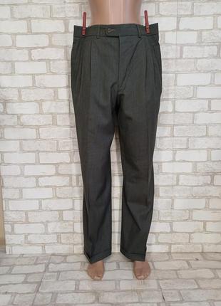 Новые легкие но теплые мужские штаны/брюки со 100 % шерсти в цвете хаки, размер л-хл