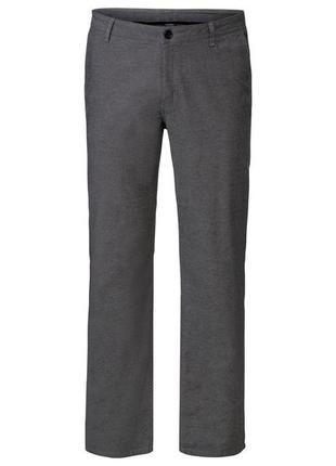 Плотные брюки брюки батал livergy 4xl 66 euro, большой размер серый2 фото