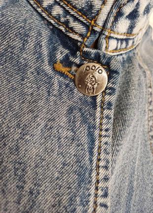 Фирменная polo jeans джинсовая куртка/жакет/пиджак в стиле варенка, размер м-л6 фото