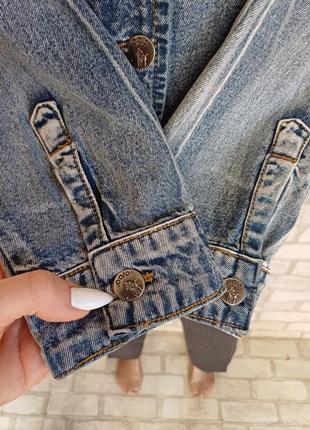 Фирменная polo jeans джинсовая куртка/жакет/пиджак в стиле варенка, размер м-л7 фото